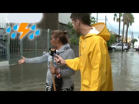 MÁS LLUVIA Y MÁS PROBLEMAS: caos en Berisso con calles inundadas y pozos que actúan como trampas
