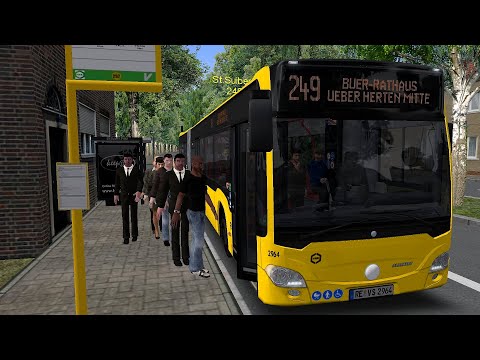 Omsi 2 Addon Projekt Gladbeck - Route 249 RE-HBF - Buer-Rathus (PC)