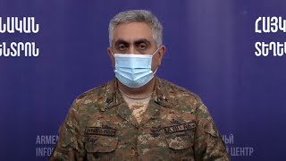 The Press Conference of the Armenian Defense Ministry Representative Artsrun Hovhannisyan