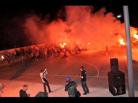 NK Bosna - proslava titule na stadionu Luke u Visokom