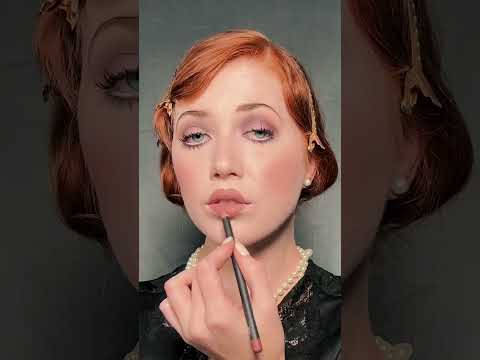 1920s makeup! Great Gatsby Inspired!!! #makeuptutorial #makeup #vintagestyle