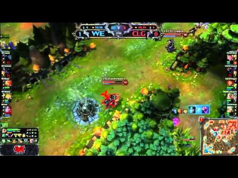 WE vs. CLG EU - Game 2 - Quarter Final - League of Legends World Championship 2012