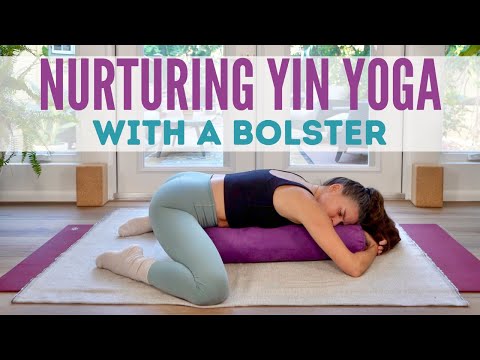 Yin Yoga With A Bolster | 1-Hr Nurturing & Restorative Sequence thumbnail
