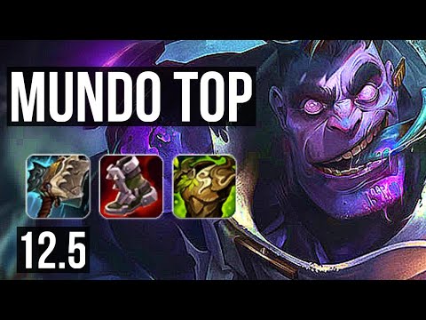 DR. MUNDO vs URGOT (TOP) | Rank 5 Mundo, 1.4M mastery, 4/2/10, 400+ games | TR Grandmaster | 12.5