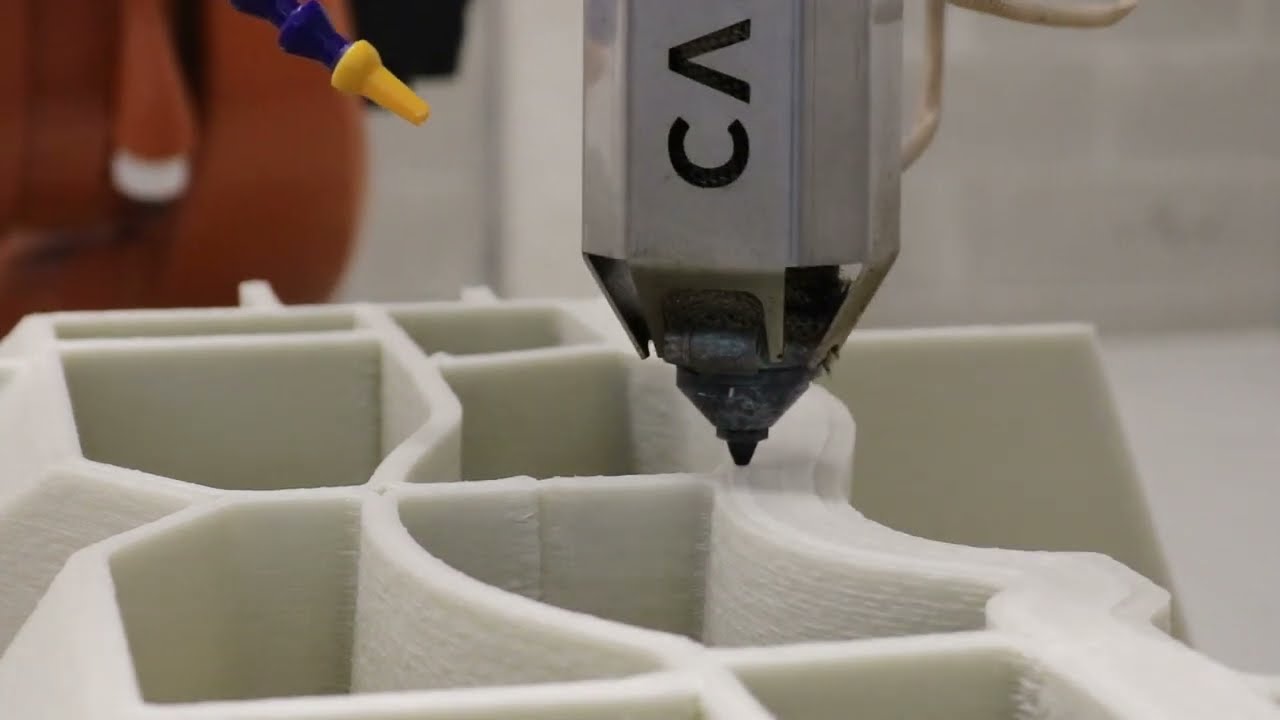 3D Printed Wind Blade Lamination Tool from Recycled Materials