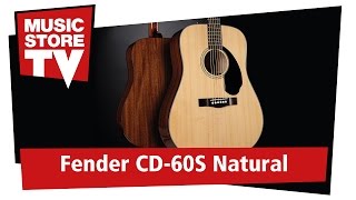 Video thumbnail for FENDER CD-60S Natural Dreadnought Westerngitarre by MusicStoreTV