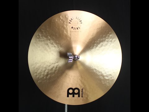 Meinl 15" Pure Alloy Medium Hi Hats - 1132g/1308g (video demo) image 2