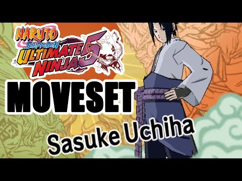 Naruto Ultimate Ninja 5 (PS2) - Sasuke Moveset