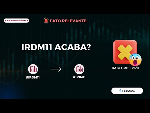 Thumbnail do vídeo: IRDM11 VAI ACABAR!  Você PODE PAGAR IMPOSTO: Guia Urgente para o Cotista!