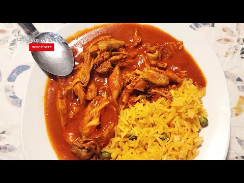 Guiso De Pollo En Chile Colorado Receta Sencilla Pero Muy Rica