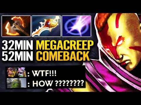 DIVINE Anti-Mage 20+ Mins Defend Megacreeps TOP 10k MMR Dota 2 gameplay
