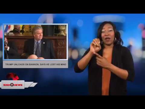 Trump unloads on Bannon, says he lost his mind (ASL - 1.3.18)