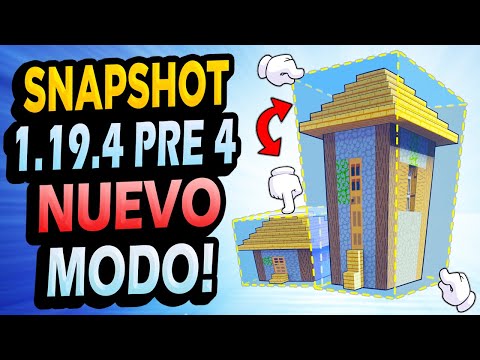 👉Llegó NUEVO Modo de JUEGO! ✅ Beta y Snapshot 1.19.4 Pre Release 4