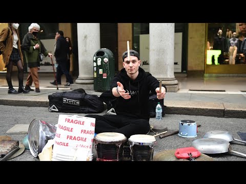 from nothing he created a great music #damatdrummer #Techno🥁🎶 #great #sound #drums #viral #shorts