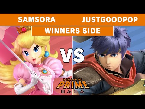 2GG: Prime Saga - EU Samsora(Peach) vs Justgoodpop(Ike) Winners Side - Smash Ultimate