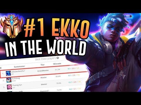 THE NUMBER ONE EKKO PLAYER IS INCREDIBLE!! - Korean Challenger Jungle - League of Legends