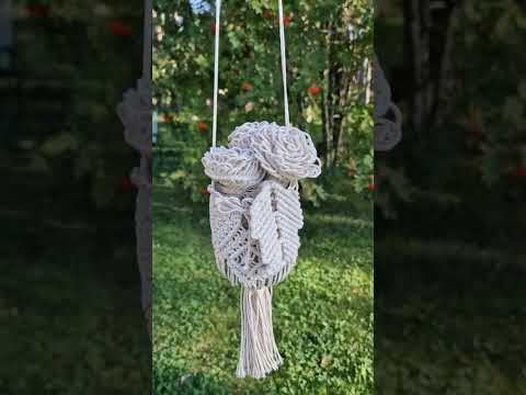 DIY Macrame Star Ornament Tutorial Handmade Christmas Tree Decoration