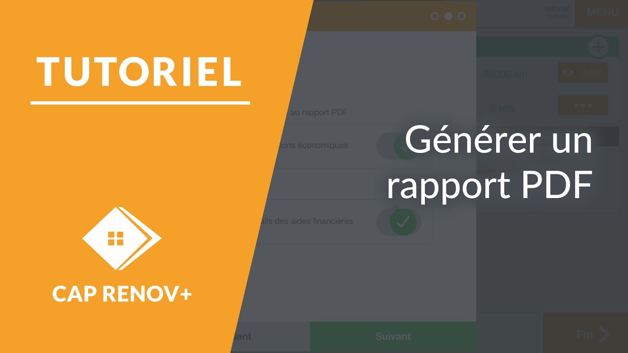 Tuto : Générer un rapport PDF