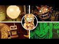 FNAF Secret Of The Mimic ALL SECRETS JUMPSCARES BOSS FIGHTS And MORE Sun And Moon Show