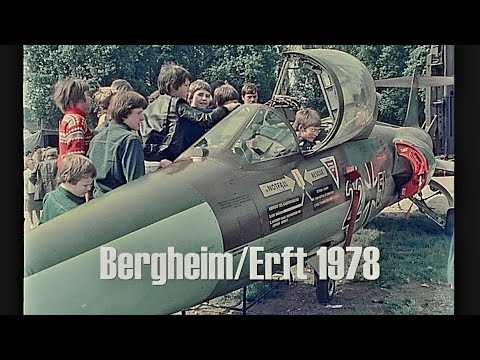 Bergheim/Erft 1978 - Luftwaffe - Raketenschau - Starfighter - Rundgang - Rundflug - Proteste