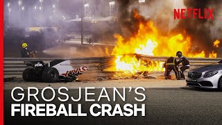 Grosjeans Insane Fireball Crash  Formula 1: Drive 