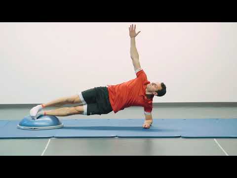 Seitstütz auf Bosu + Rotation explosiv - Level 7