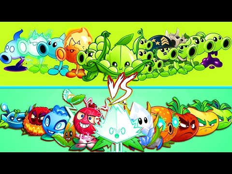 All Plants Team ELECTRIC vs PEA Battlez - Who Will Win? - PvZ 2 Team Plant vs Team Plant