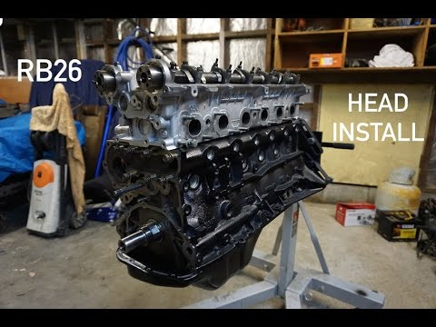 RB26 CYLINDER HEAD INSTALL/ ENGINES GOING BACK TOGETHER