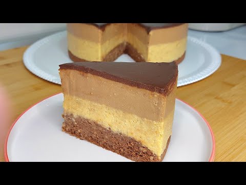 BAJADERA TORTA💥Samo 4 jaja❗️Spoj plazme,badema i čokolade u jednom zalogaju-Bajadera cake