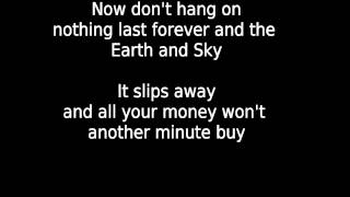 Dust in the Wind Scorpions lyrics