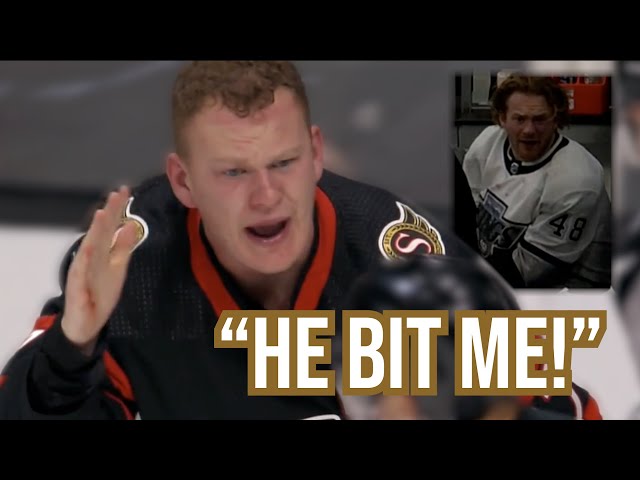 Lemieux bites Tkachuk, a breakdown