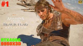 #1 [Assassin's Creed Black Flag Resynced][PC最高画質][4K] 伝説の海賊アサシンが帰ってきた！【RTX4080】【Ryzen9 9950X3D】