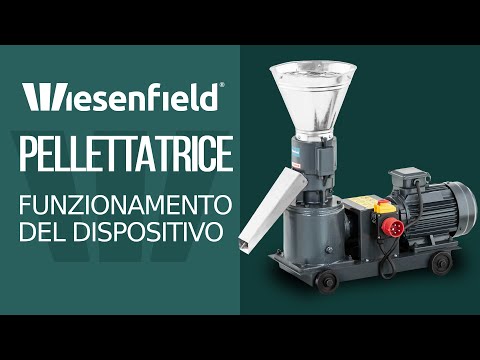 Video - Pellettatrice - Max. 100 kg/h - Ø 120 mm - 2 rulli