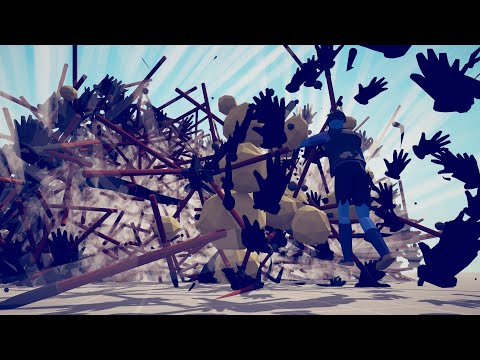 DARK PEASANT vs 3x EVERY GOD + 10x CHEERLEADER - Totally Accurate Battle Simulator TABS