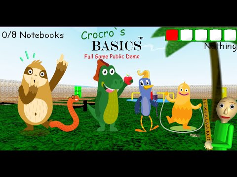Crocro's Basics Full Game Public Demo (Baldi's Basics Demo Mod) Crocro Mode
