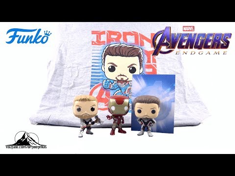 Funko Pop! Avengers Endgame THOR,  TONY STARK and IRON MAN Video Review