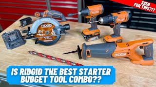 RIDGID Budget 4 Tool Combo Kit || Cheap Power Tool Review Series