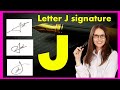 Signature ideas for letter J | J signature style