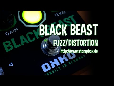 OKKO Black Beast - massive fuzz / distortion for guitar and bass - NEW - Made in Germany image 2