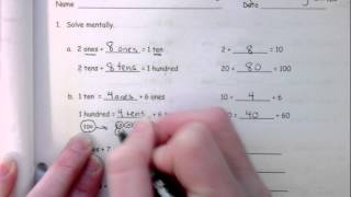 Mental Strategies for Composing Units (Grade 2 Module 4 Lesson 17)