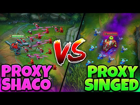 I GOT INTO A PROXY WAR WITH SINGED! (PROXY SHACO VS. PROXY SINGED)