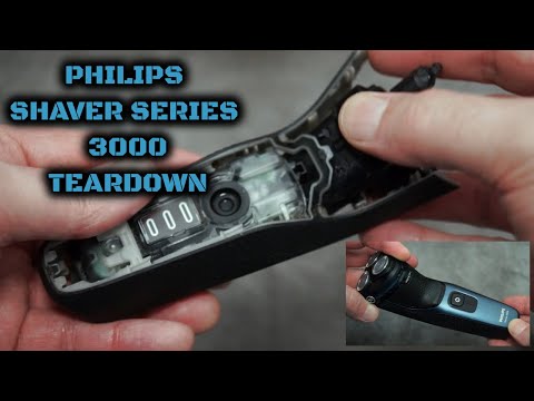 Philips Shaver Series 3000 Teardown/Battery Replacement