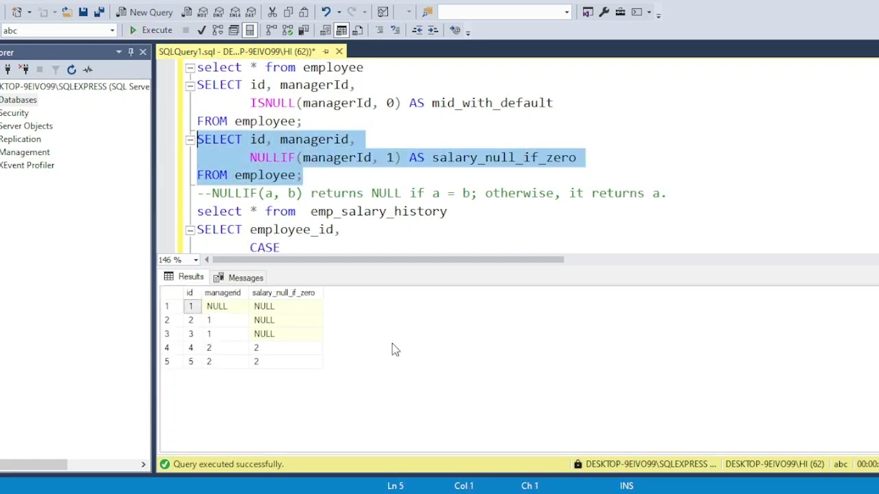 Handling NULLs in SQL Server: ISNULL, COALESCE, NULLIF & More Explained!