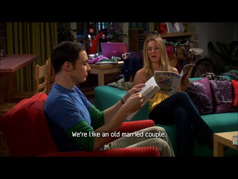 Penny and Sheldon are like an old married couple! TBBT S5E2