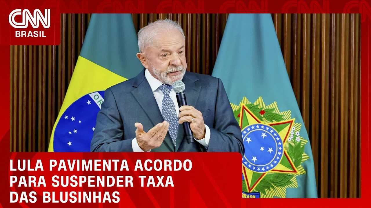 Lula pavimenta acordo para suspender taxa das blusinhas | LIVE CNN