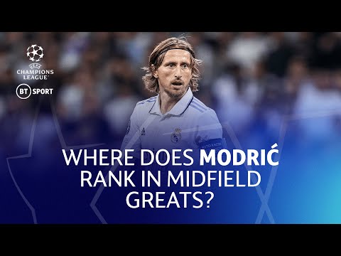 Where does Luka Modrić rank in greats of the game?