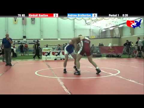 Kimball Bastian vs. Andrew Brotherton at 2013 ASICS FILA Cadet Nationals - GR
