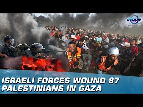 Israeli Forces Wound 87 Palestinians In Gaza | Indus News Video