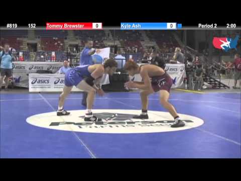Fargo 2012 152 Round 2: Tommy Brewster (Illinois) vs. Kyle Ash (Oklahoma)