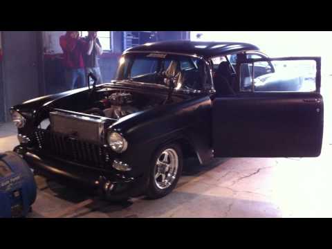 632 cubic inch 55 Chevy chassis dyno